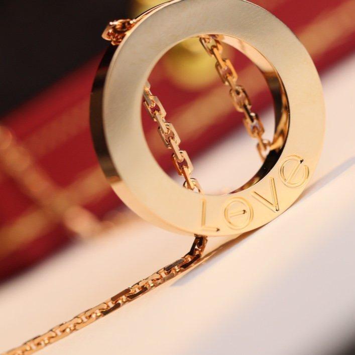 [LORA]LOVE NECKLACE ADJUSTABLE ROSE GOLD