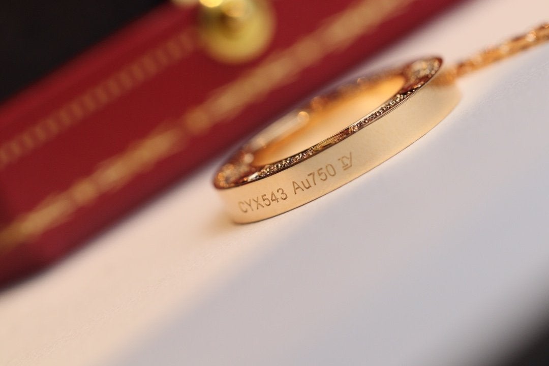 [LORA]LOVE NECKLACE ADJUSTABLE ROSE GOLD