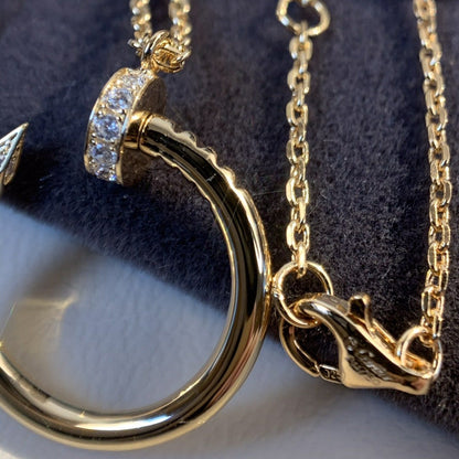 [LORA]JUSTE NECKLACE PINK GOLD