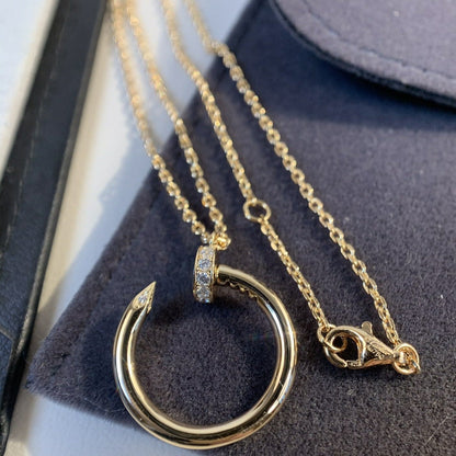 [LORA]JUSTE NECKLACE PINK GOLD
