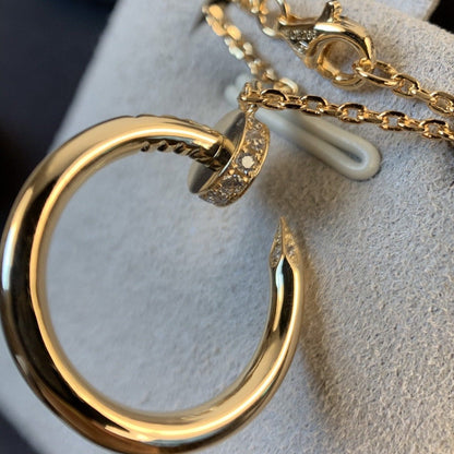 [LORA]JUSTE NECKLACE PINK GOLD