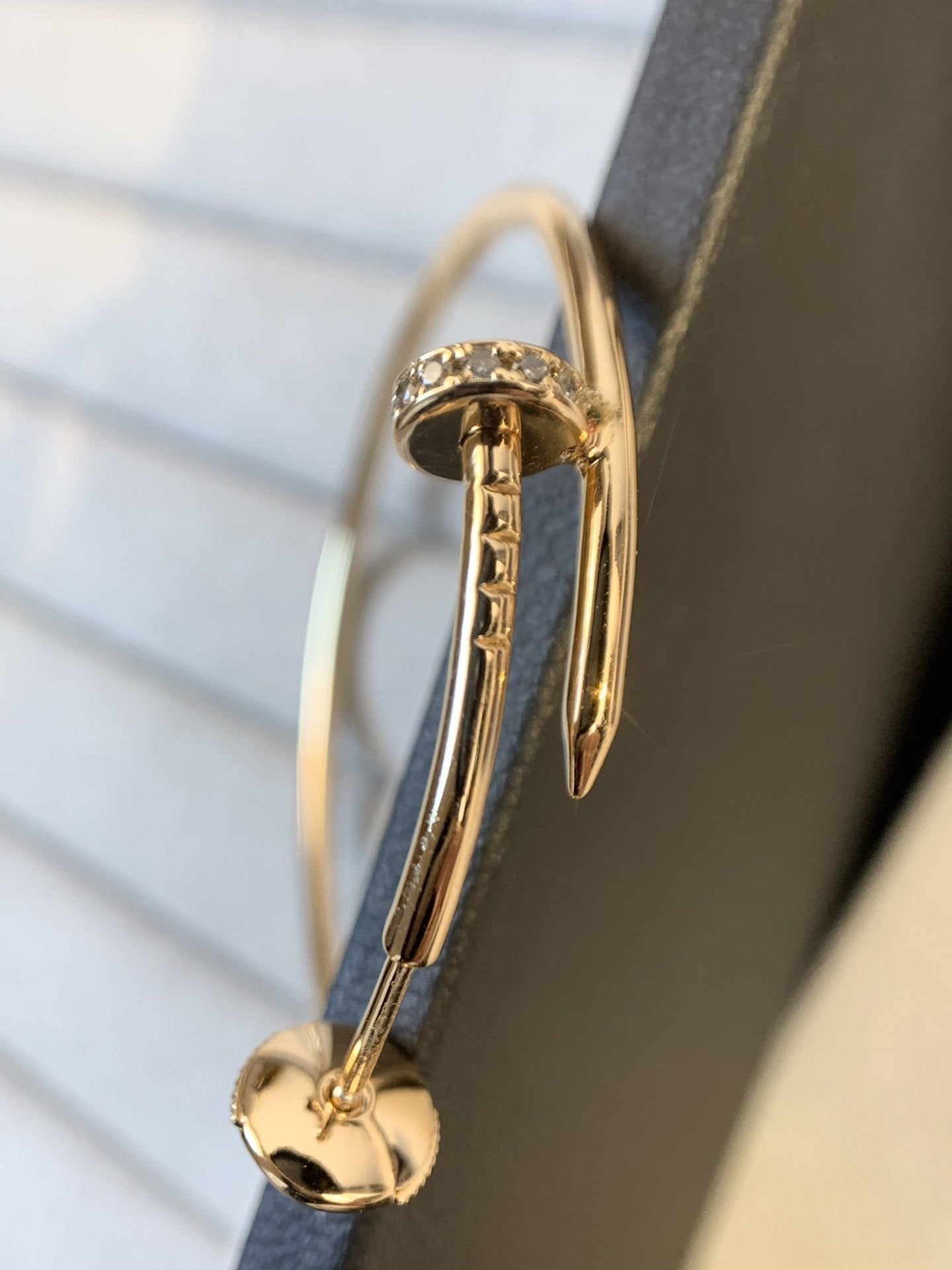 [LORA]JUSTE EARRINGS GOLD DIAMONDS 1.8MM
