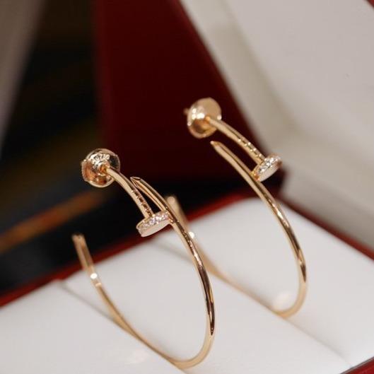 [LORA]JUSTE EARRINGS DIAMONDS 1.8MM