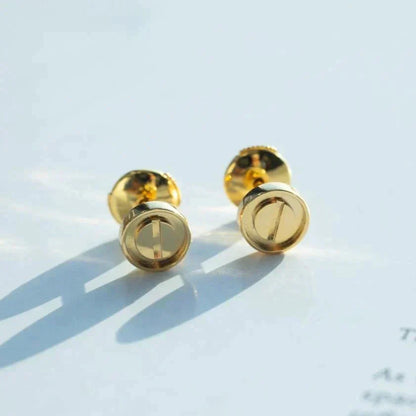 [LORA]LOVE EARRINGS GOLD 10MM