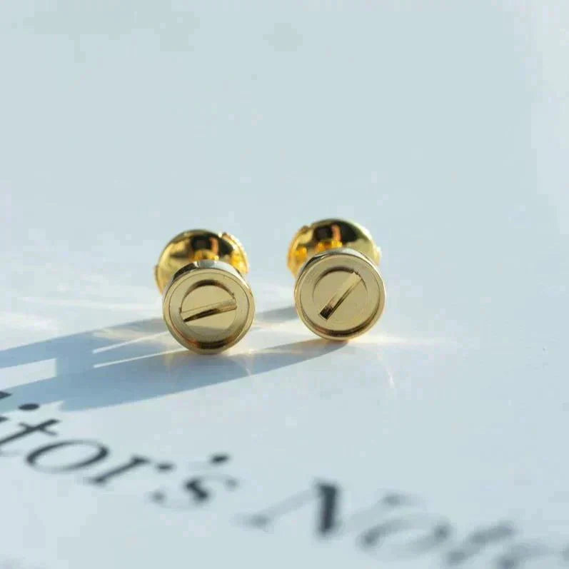 [LORA]LOVE EARRINGS GOLD 10MM