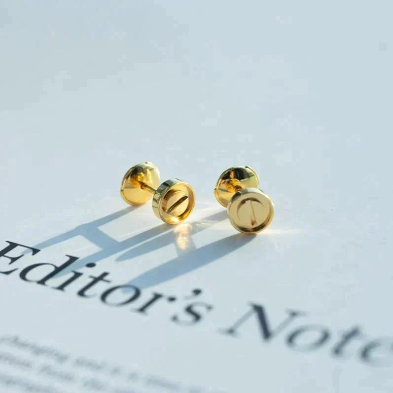 [LORA]LOVE EARRINGS GOLD 10MM