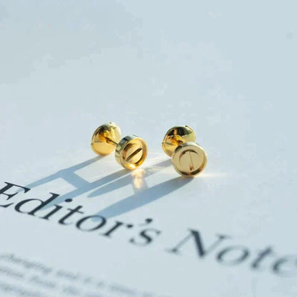 [LORA]LOVE EARRINGS GOLD 10MM
