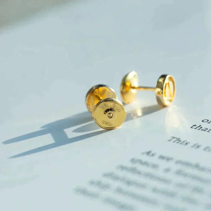 [LORA]LOVE EARRINGS GOLD 10MM