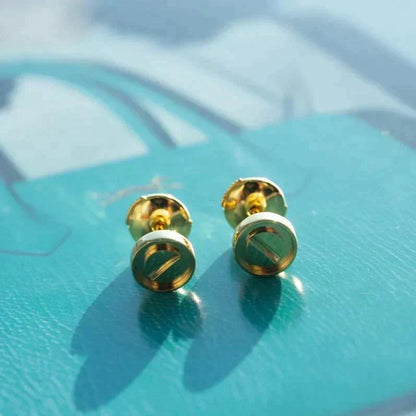[LORA]LOVE EARRINGS GOLD 10MM