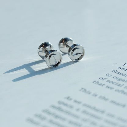 [LORA]LOVE EARRINGS SILVER 10MM