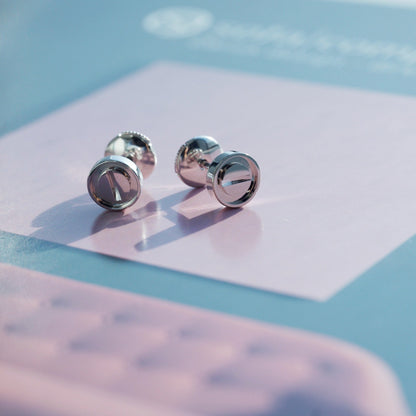 [LORA]LOVE EARRINGS SILVER 10MM