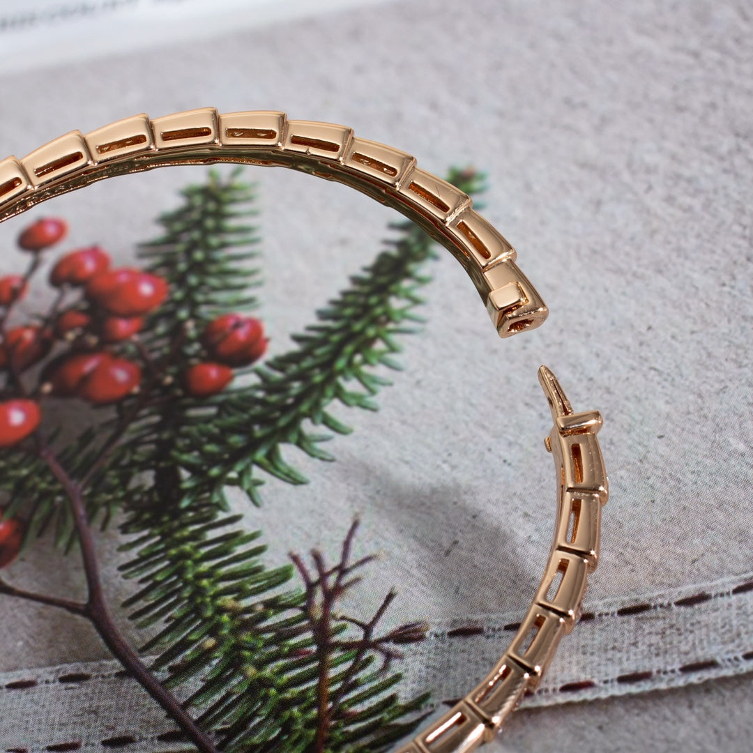 [LORA]SERPENTI SMALL BRACELET PINK GOLD DIAMOND