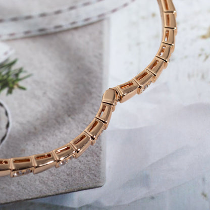 [LORA]SERPENTI BRACELET PINK GOLD DIAMOND