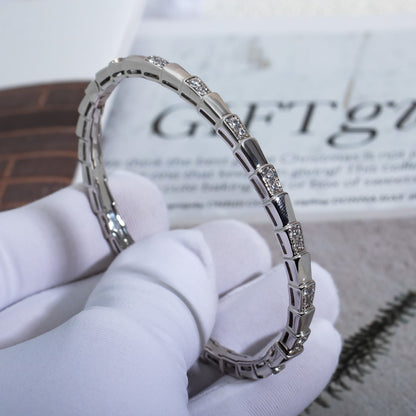 [LORA]SERPENTI BRACELET SILVER DIAMOND