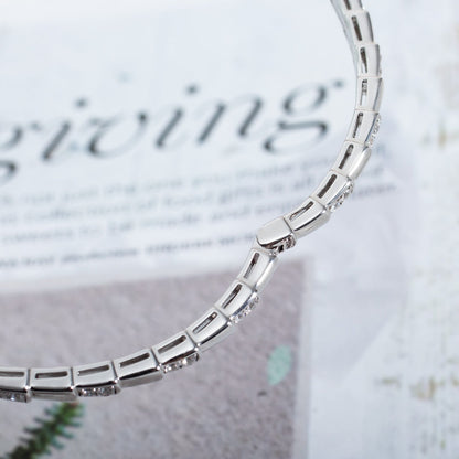 [LORA]SERPENTI BRACELET SILVER DIAMOND