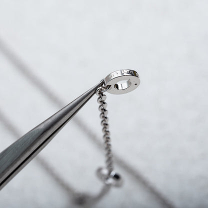 [LORA]PARENTESI NECKLACE SILVER