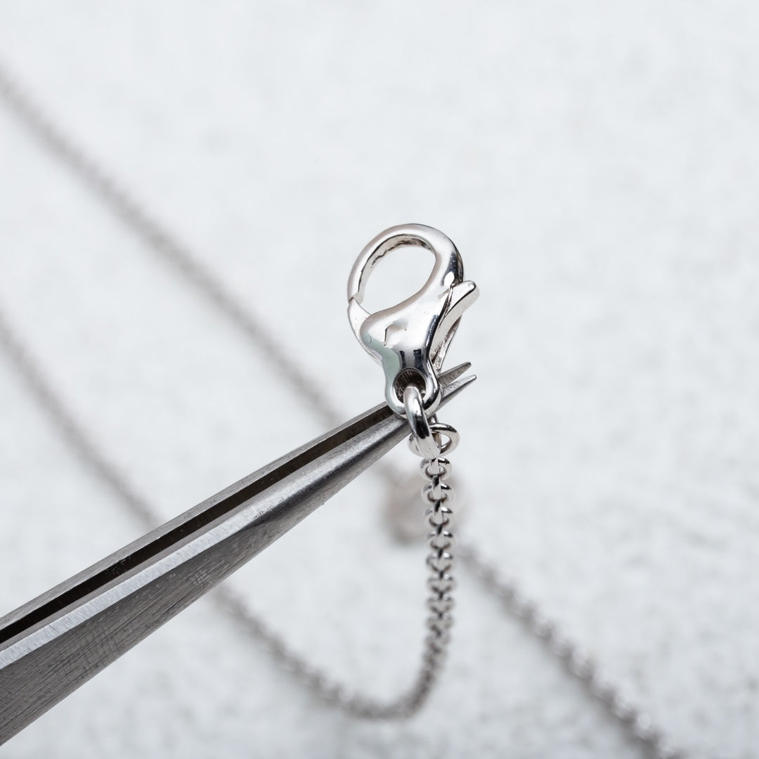 [LORA]PARENTESI NECKLACE SILVER