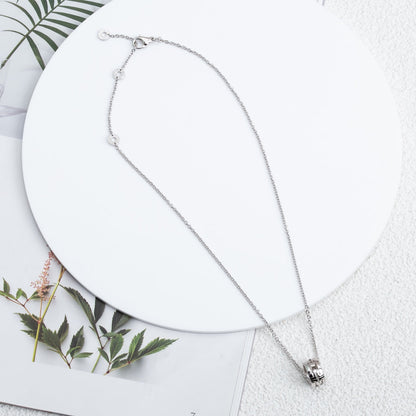 [LORA]PARENTESI NECKLACE SILVER