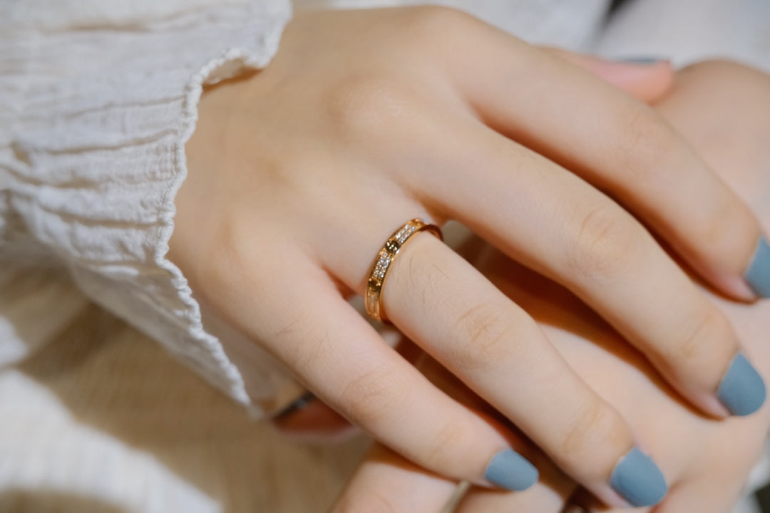 [LORA]LOVE RING 2.65MM DIAMOND