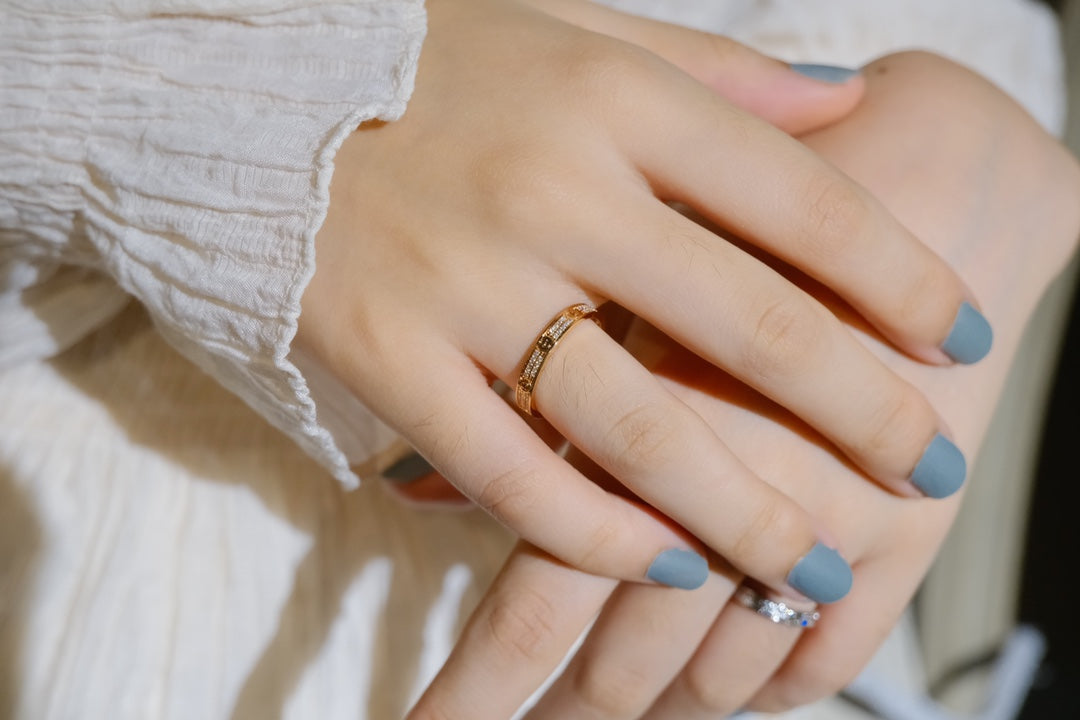 [LORA]LOVE RING 2.65MM DIAMOND