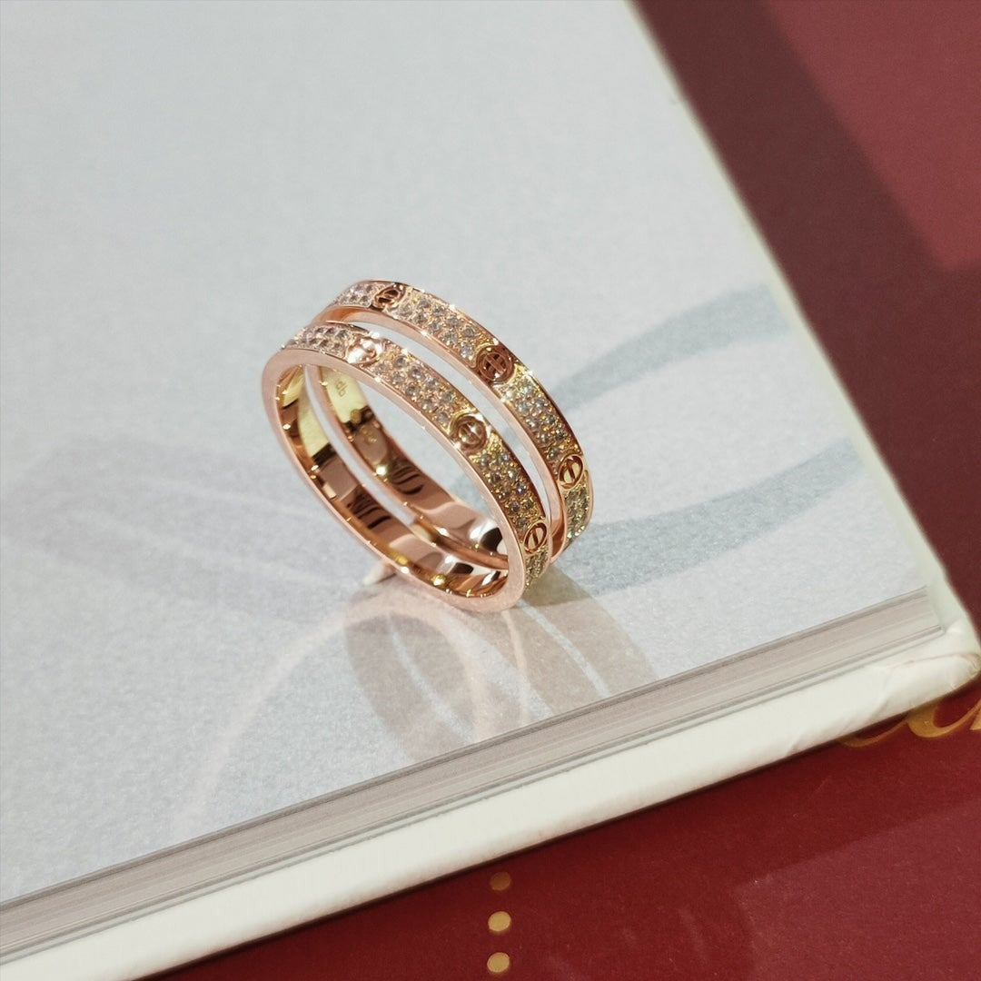 [LORA]LOVE RING 2.65MM DIAMOND