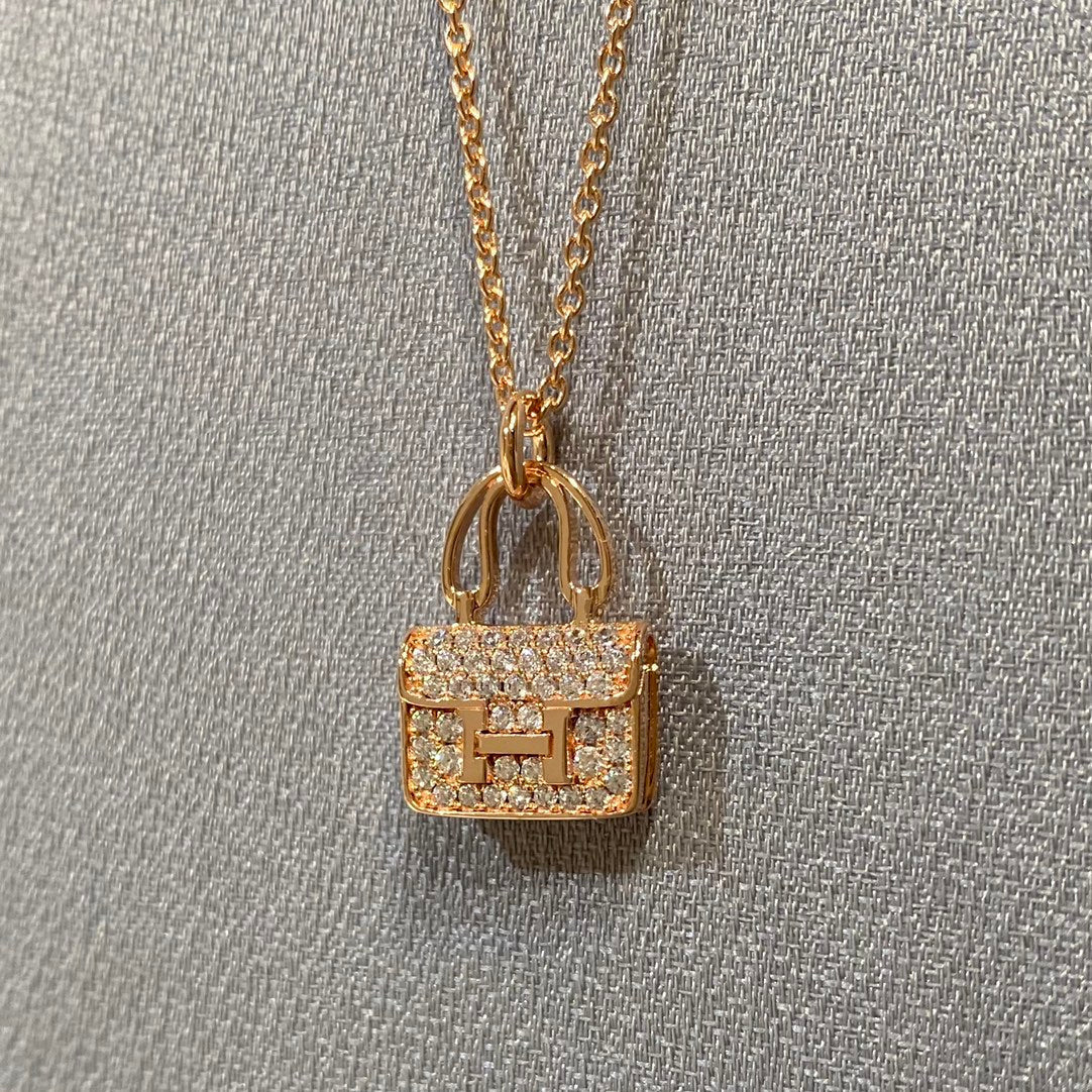 [LORA]CONSTANCE PEDANT DIAMOND NECKLACE