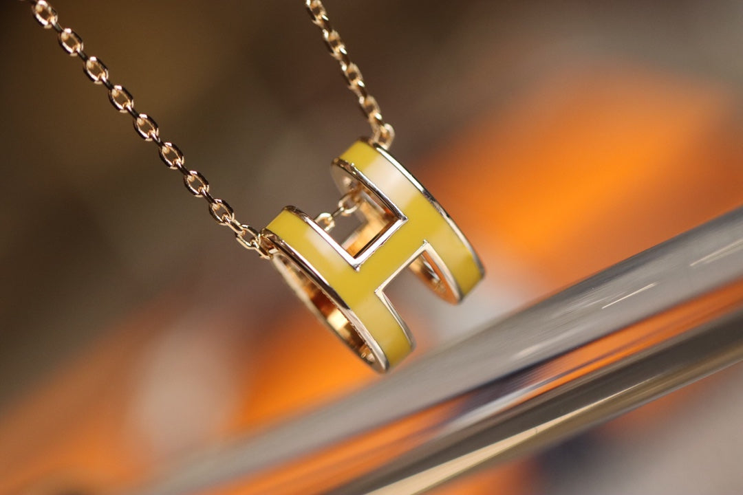 [LORA]POP H PEDANT PINK GOLD