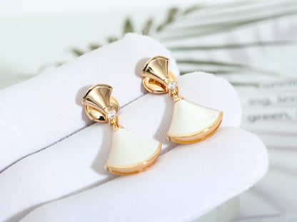 [LORA]DREAM MOP PINK GOLD EARRINGS
