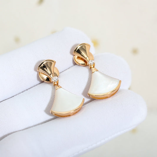 [LORA]DREAM MOP PINK GOLD EARRINGS