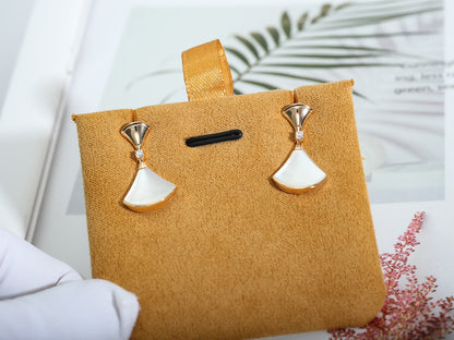 [LORA]DREAM MOP PINK GOLD EARRINGS