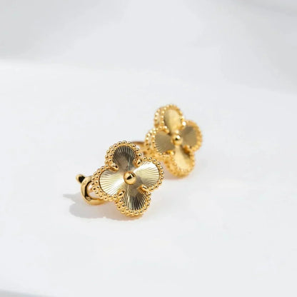 [LORA]CLOVER MEDIUM 1 MOTIFS LASER EARRINGS