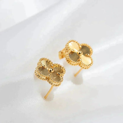 [LORA]CLOVER MEDIUM 1 MOTIFS LASER EARRINGS