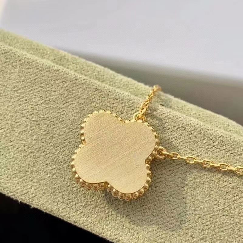 [LORA]CLOVER 15MM DIAMOND TURQUOISE NECKLACE