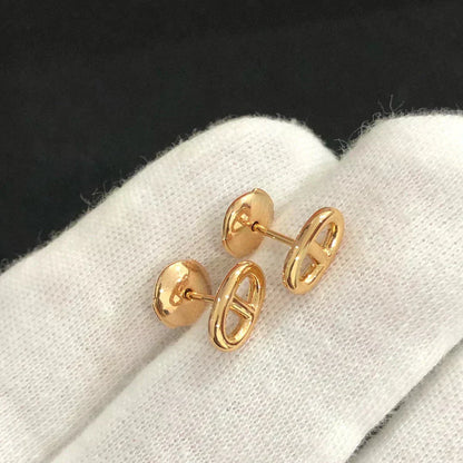 [LORA]CHAINE SMALL EARRINGS GOLD AND SILVER
