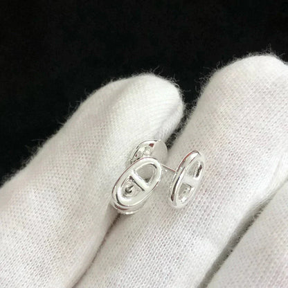[LORA]CHAINE SMALL EARRINGS GOLD AND SILVER