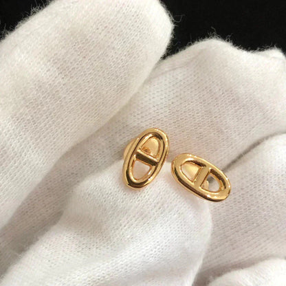 [LORA]CHAINE SMALL EARRINGS GOLD AND SILVER