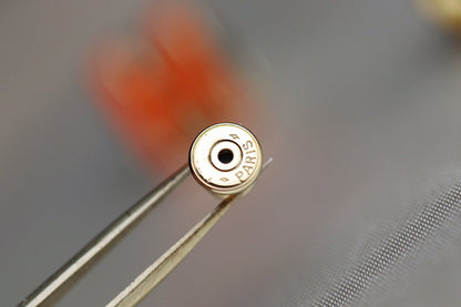 [LORA]MINI POP H EARRINGS ORANGE