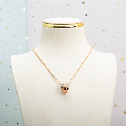 [LORA]SERPENTI PINK GOLD NECKLACE DIAMOND