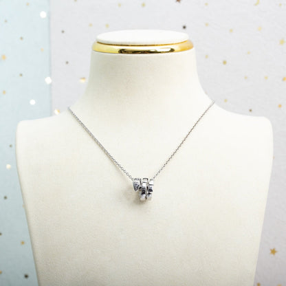 [LORA]SERPENTI SILVER NECKLACE DIAMOND