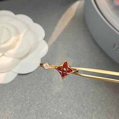 [LORA]STAR 1 DIAMOND OPEN RING