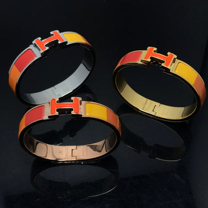 [LORA]H BRACELET ORANGE RAINBOW CERAMIC