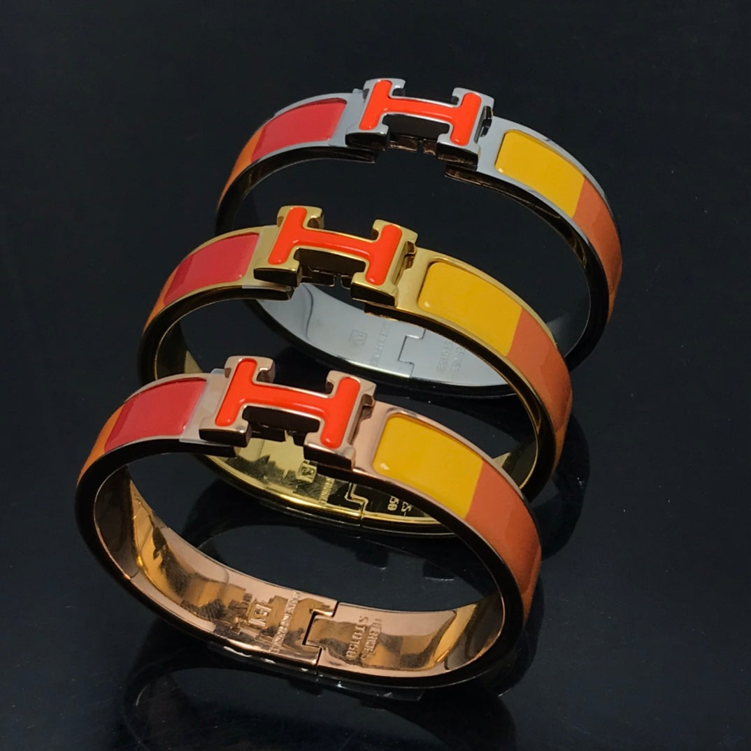 [LORA]H BRACELET ORANGE RAINBOW CERAMIC