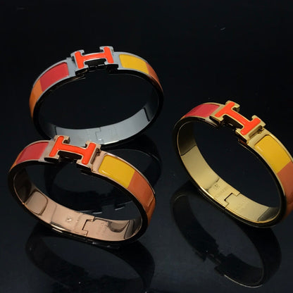 [LORA]H BRACELET ORANGE RAINBOW CERAMIC