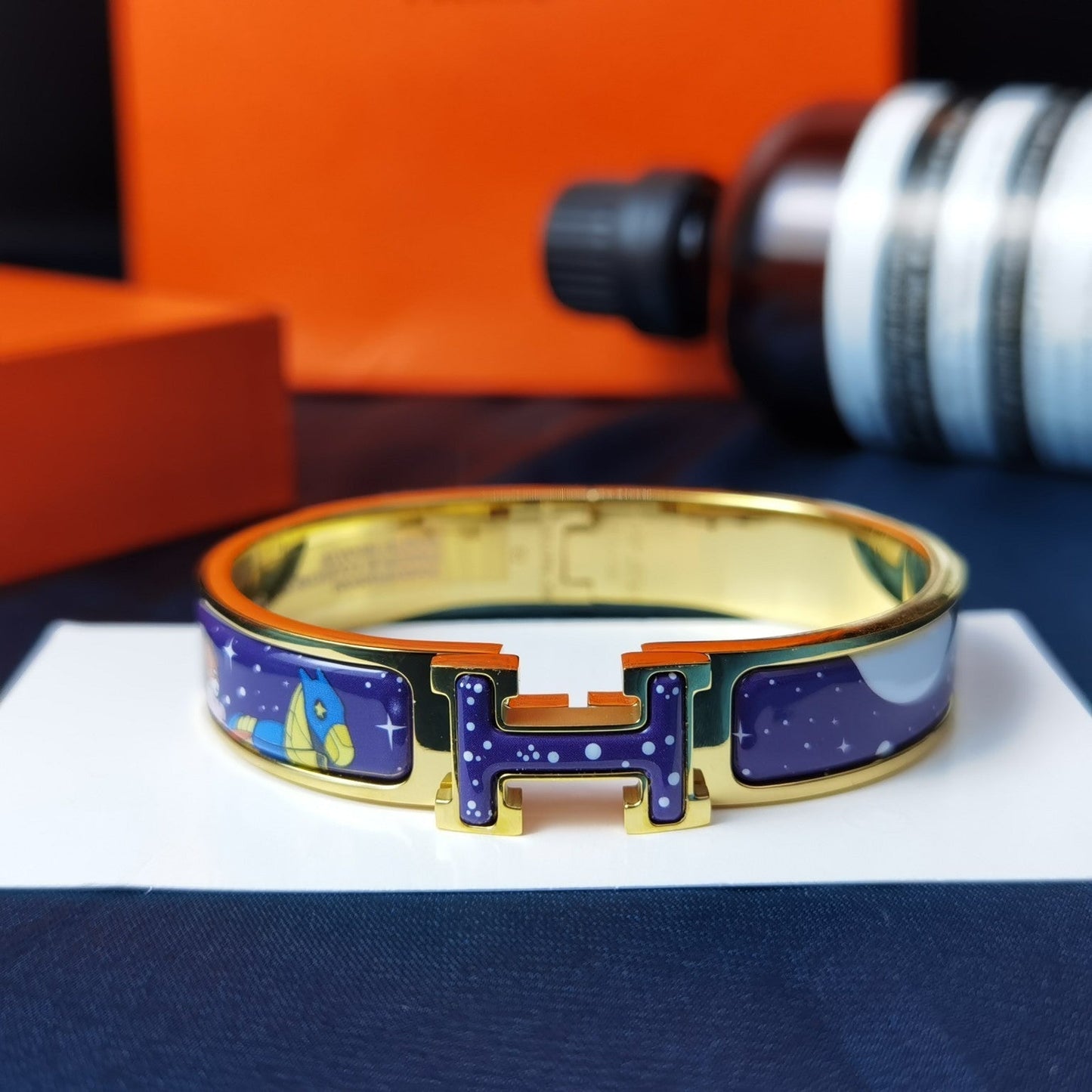 [LORA]H STAR AND MOON BRACELET 12MM