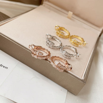 [LORA]SERPENTI EARRINGS DIAMOND