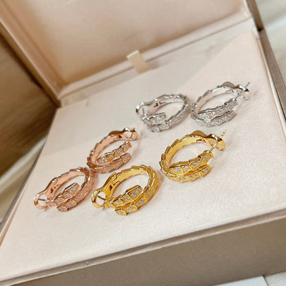 [LORA]SERPENTI EARRINGS DIAMOND