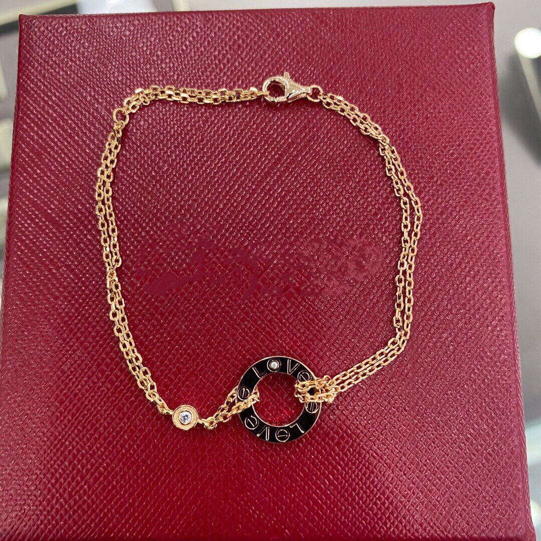 [LORA] LOVE BRACELET 2 DIAMOND
