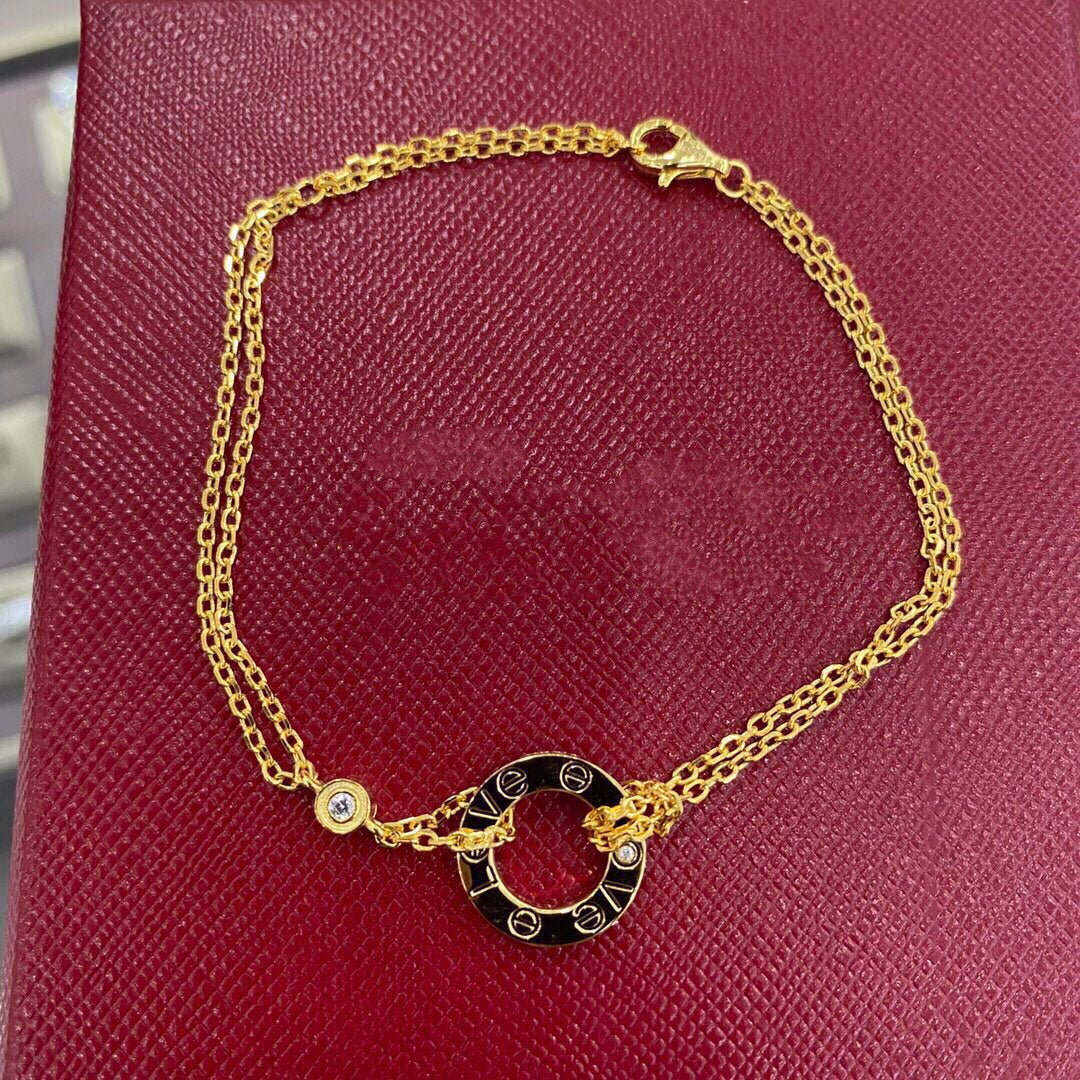 [LORA] LOVE BRACELET 2 DIAMOND