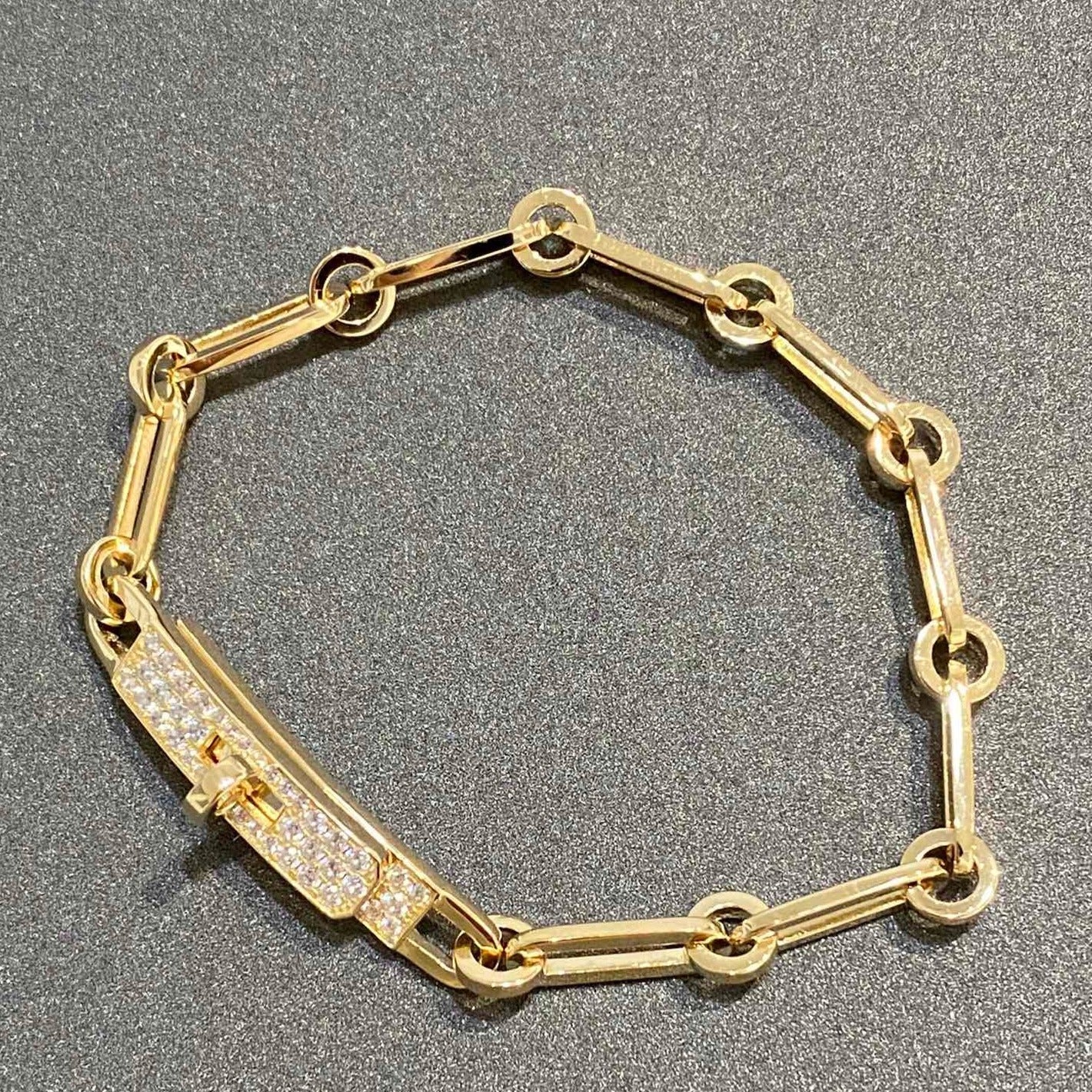 [LORA]CHAINE BRACELET SMALL MODEL DIAMOND