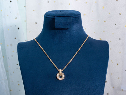 [LORA]GARI NECKLACE PINK GOLD DIAMOND
